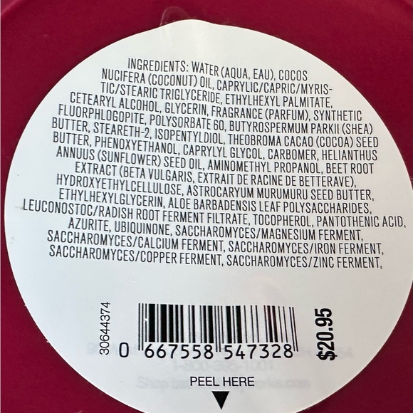 Bath & Body Works Luminous Glowtion Body Butter - Red New 6.5 oz - Picture 6 of 6